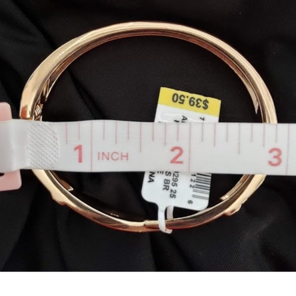 NEW Charter Club ROSE GOLD Cross Bangle Bracelet - Picture 8 of 10